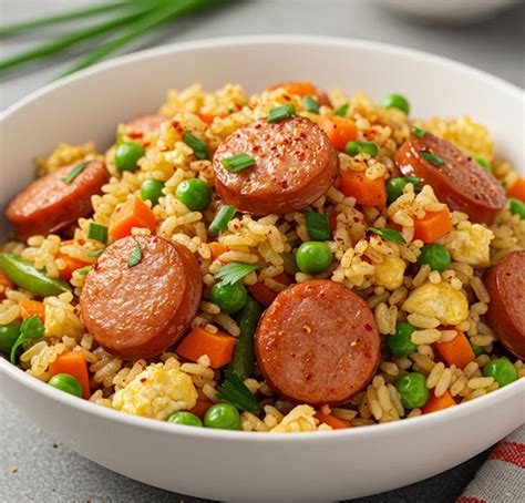 Arroz con Salchichas - Un Millón De Recetas