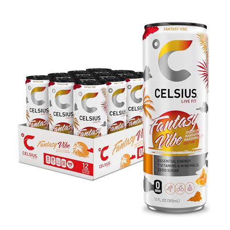 CELSIUS Sparkling Fantasy Vibe, Functional Essential India | Ubuy