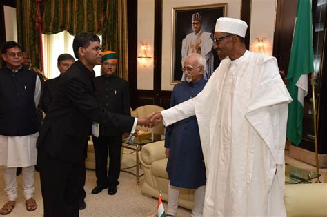 Call on H.E. Muhammadu Buhari, President of Nigeria and H.E. Prof. Yemi ...