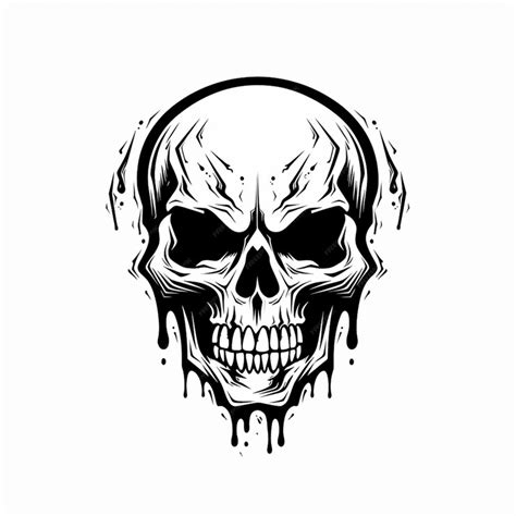 Anatomie van de schedel van een baby schedel zwart logo opblaasbare ...