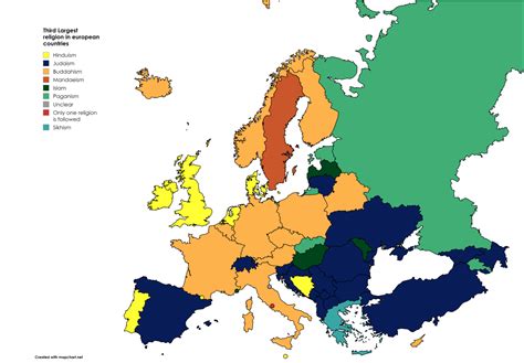 Religion Map of Europe 的图像结果