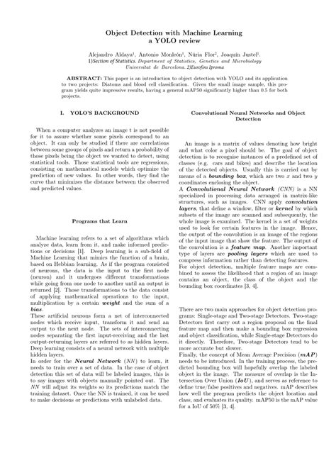 Image result for Real-Time Object Detection Research Paper