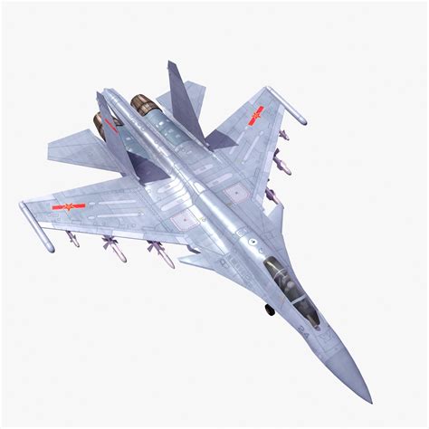 China NAVY J15 with cockpit 3D Model $60 - .max - Free3D