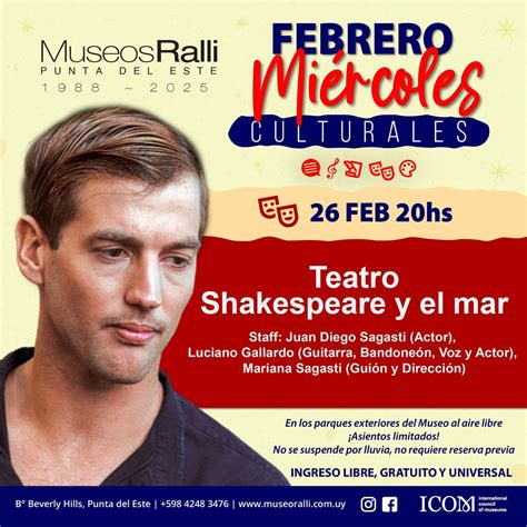 Teatro: Shakespeare y el Mar by Mariana Sagasti, Barrio Beverly Hills ...