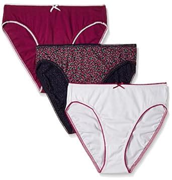 Buy Marks & Spencer Women's Cotton High Leg Brief (Pack of 3 ...