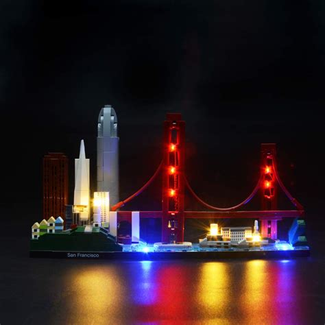 BRIKSMAX Led Lighting Kit for San Francisco Skyline Set-Compatible with ...