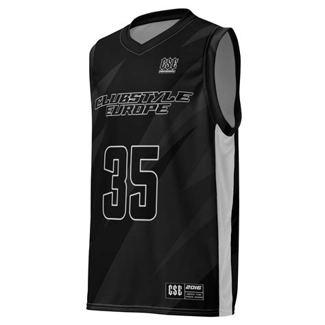 CSE Black Basketball Jersey – Clubstyle Europe