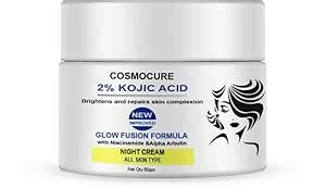 Cosmocure 2% Kojic Acid Glow Night Cream with Niacinamide & Alpha ...