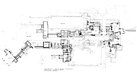 Taliesin West Floor Plan Building Marks Building 6