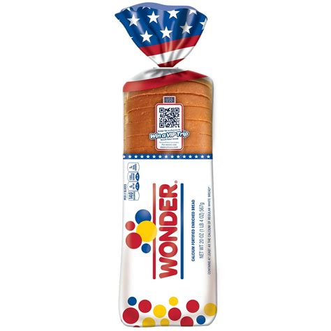 Wonder Bread Classic White Sandwich Bread, Sliced White Bread, 20 oz ...