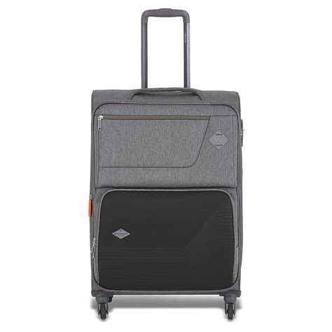 Wildcraft Rigel Plus Suitcase Luggage Travel Bag (Charcoal, Large WxDxH ...