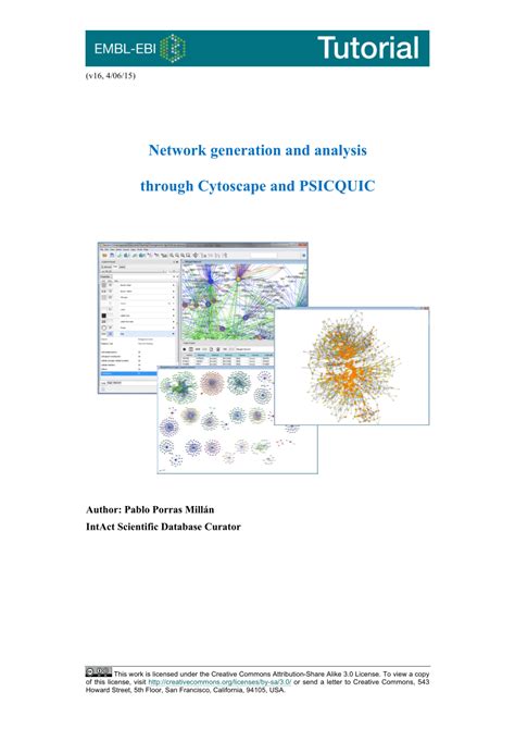 Image result for Cytoscape Network Analysis Tutorial