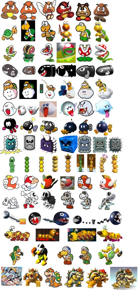 Super Mario Enemies Pictures