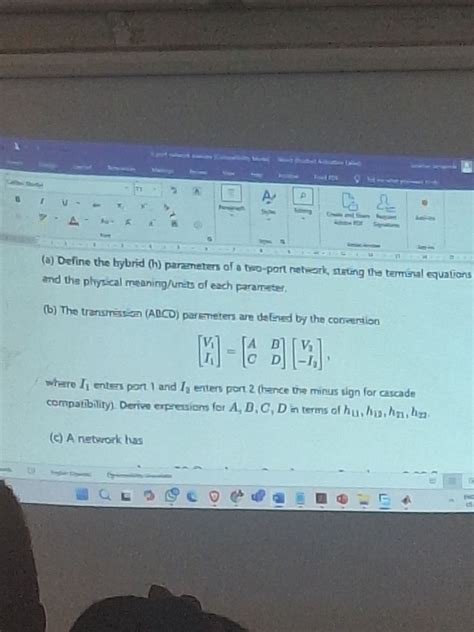 Image result for Two Port Network H-Parameters