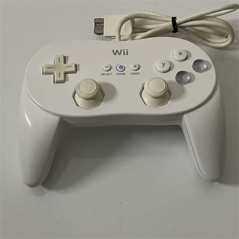 Genuine Nintendo Wii Classic Pro Controller Official White – Retro Unit