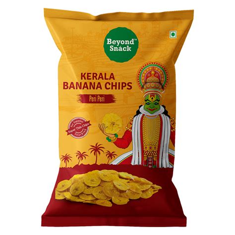 Beyond Snack Kerala Banana Chips Peri Peri Flavour 300g (100g*3 packs ...
