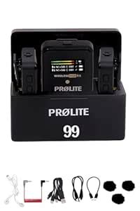 Prolite Wireless Microphone System PRØ X2 (with Charging Case) | 1RX ...