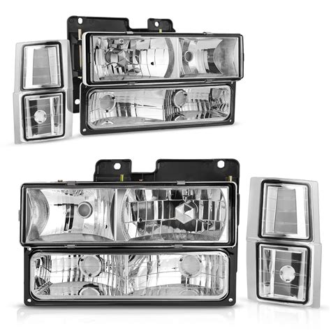 Buy AUTOSAVER88Headlight Assembly Compatible with Chevy C/k Series 1500 ...