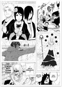 Naruto Anime Shinobi Manga Panel 15 Waterproof Non-tearable Wall ...