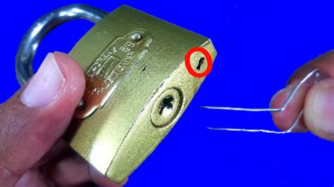 Image result for How to Open a Circular Lock without a Key