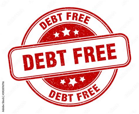 Debt Free Sign 的图像结果
