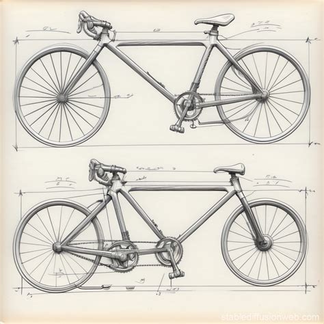 Bicycle Mirror Design Multi-Angle Sketch | Stable Diffusion Online