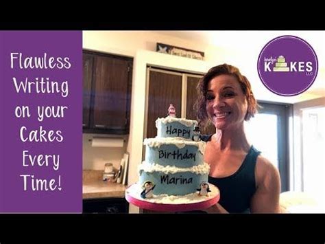 Image result for Writing On Cakes Tutorial