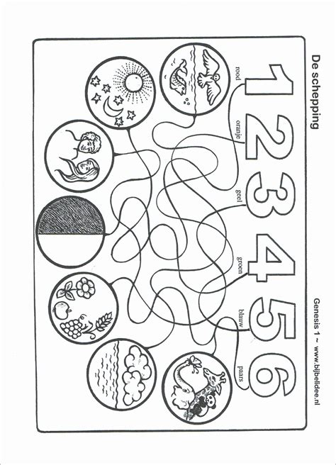Days Of Creation Coloring Pages