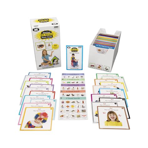 Super Duper Publications Webber Big Apraxia Photo Cards Organized Words ...