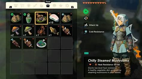 Las mejores recetas de resistencia al calor y al frío de Zelda TOTK ...