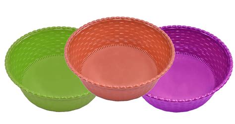 Kuber Industries 3 Piece Plastic Storage Basket Set (CTKTC1822 ...
