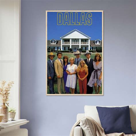 Dallas Tv Series Poster, Dallas Tv Show Poster, Full-Size Poster, Ready ...