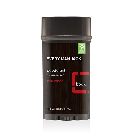 Amazon.com : Every Man Jack Deodorant, Cedarwood, 3.0-ounce ...