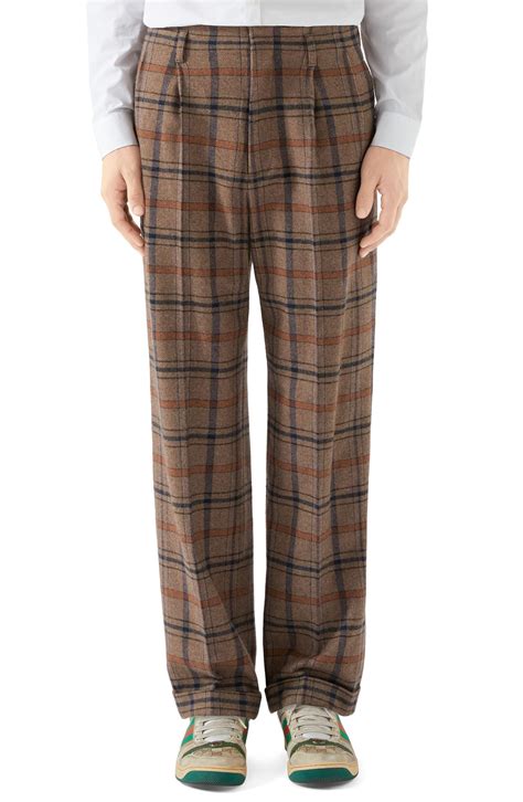 Brown Plaid Dress Pants Mens at Larry Faulkner blog