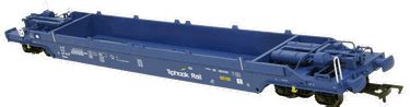 4F-048-004 Dapol OO Gauge KQA/KTA Container Wagon Tiphook Blue 4907.011-7