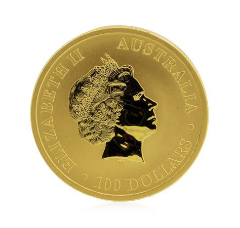 Elizabeth II Australian Kangaroo 24K Gold 100 Dollar Coin | Property Room