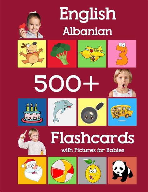 Julie Brighter English Albanian Flashcards for Babies: 500 India | Ubuy