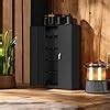Greenvelly Metal Storage Cabinet, 72” Black Locking Steel Tool Cabinet ...