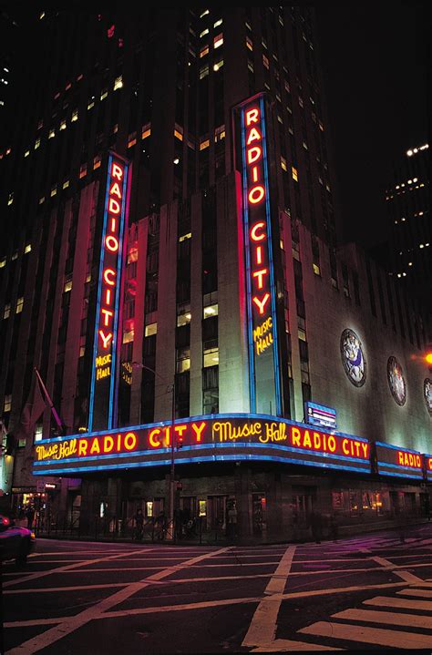 Radio City Music Hall Stage Close Up - capacity of radio city music hall
