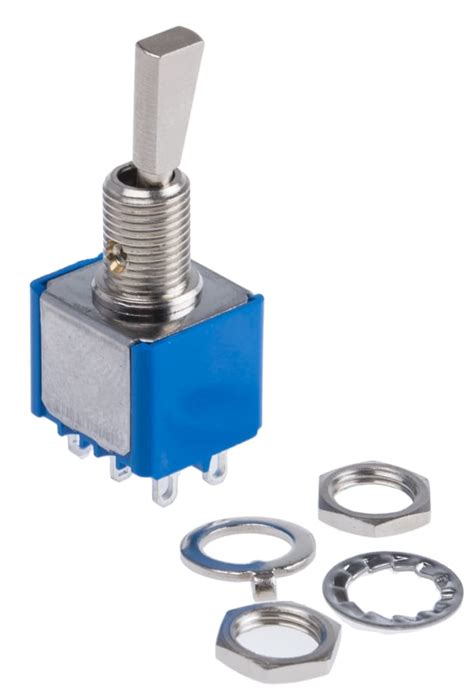 5642A9 APEM | APEM Toggle Switch, Panel Mount, On-(On), DPDT, Solder ...