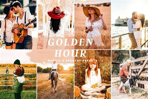 10 Golden Hour Lightroom Presets Graphic by LucaTheme · Creative Fabrica