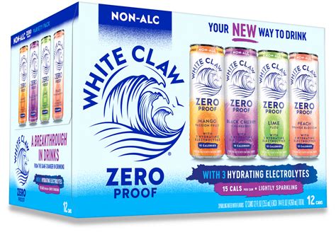 White Claw™ Zero Proof Variety 12-Pack | Non-Alcoholic Premium Seltzer