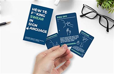 How To Swear In Sign Language Cards - Want It All
