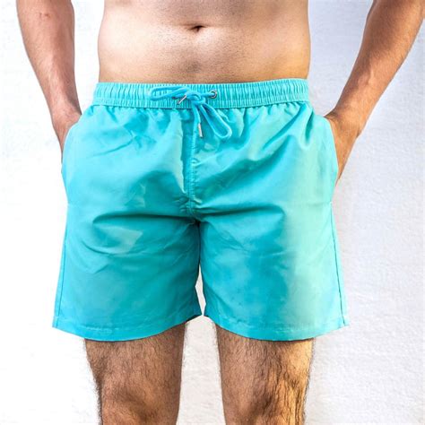 Reverse | Sea Green - Blue Color Changing Shorts - SHORTSCAPE