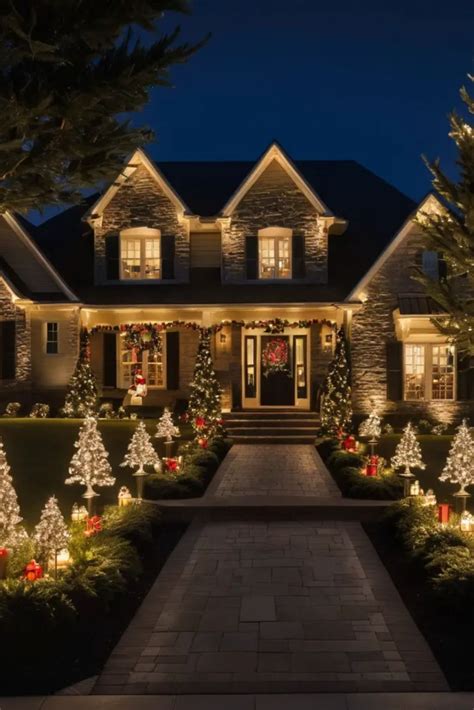 20+ ideas of classy christmas decor | Christmas house lights, Outdoor ...
