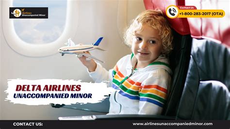 What is Delta's policy on unaccompanied minors?