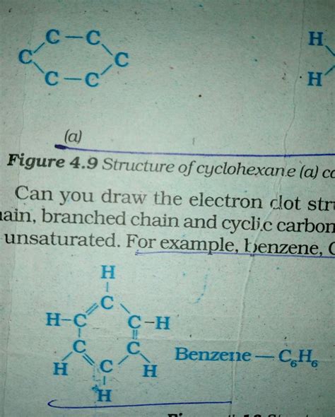 Draw structure for benzene and cyclohexane - Brainly.in