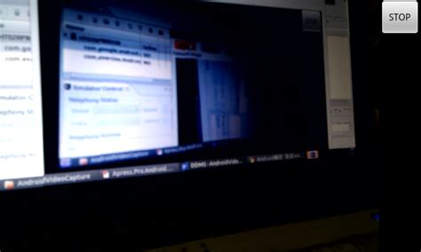 Android Studio Video Capture Text App 的图像结果