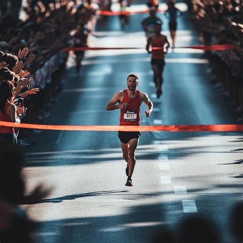 Runner Crossing Finish Line 的图像结果
