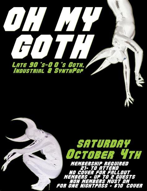 Oh My Goth, Fallout RVA, Richmond, 4 October to 5 October | AllEvents